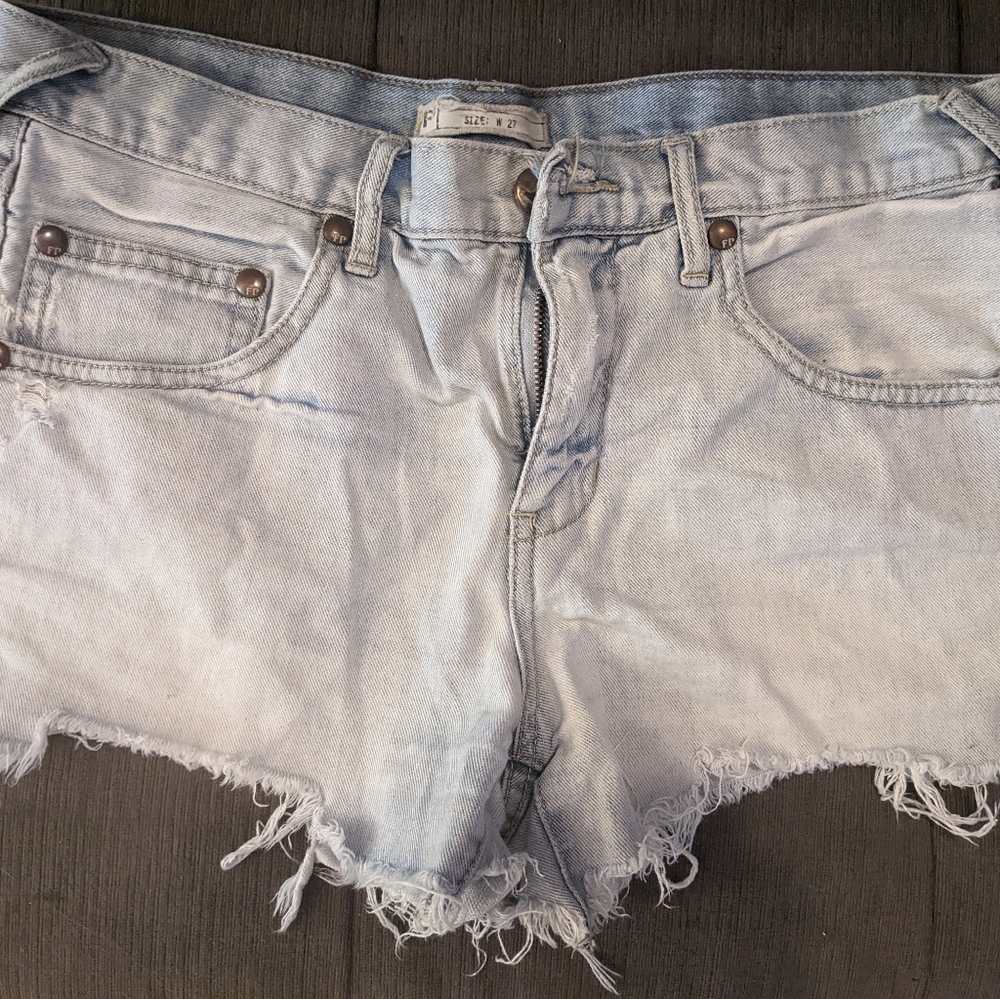 Free People Denim shorts